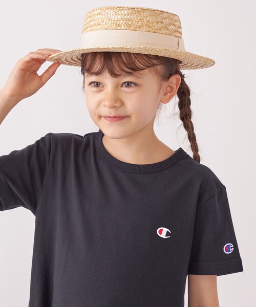 SHIPS any(シップス エニィ)の「SHIPS any: ストロー ボーターハット<KIDS>◇(ハット・キッズ・ベージュ/レッド/オフホワイト/ネイビー・MEDIUM/SMALL/ONE SIZE)」の10枚目の写真