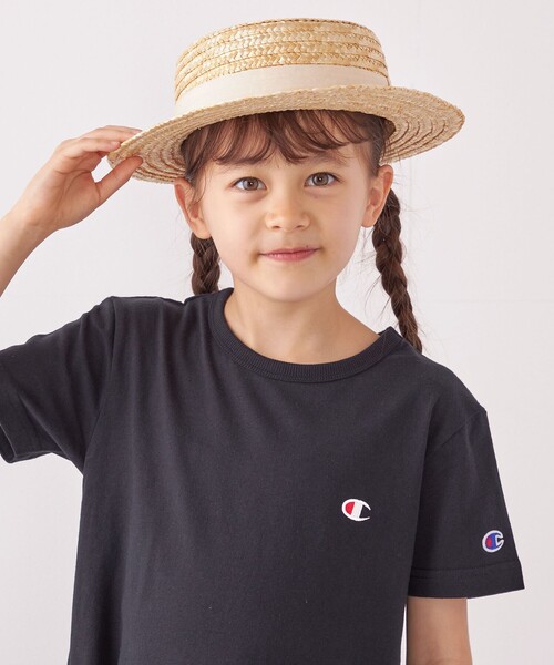 SHIPS any(シップス エニィ)の「SHIPS any: ストロー ボーターハット<KIDS>◇(ハット・キッズ・ベージュ/レッド/オフホワイト/ネイビー・MEDIUM/SMALL/ONE SIZE)」の11枚目の写真