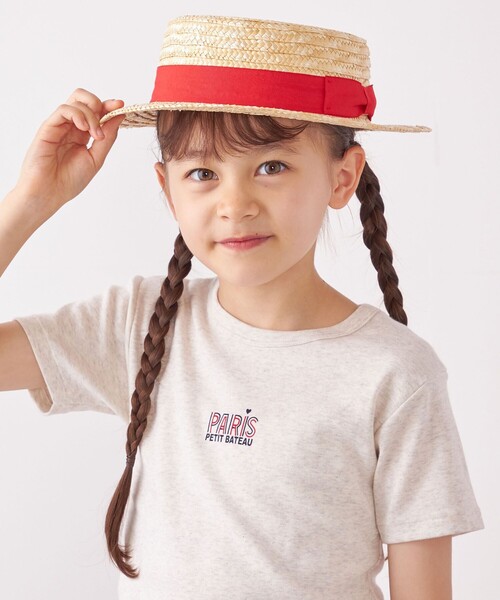 SHIPS any(シップス エニィ)の「SHIPS any: ストロー ボーターハット<KIDS>◇(ハット・キッズ・ベージュ/レッド/オフホワイト/ネイビー・MEDIUM/SMALL/ONE SIZE)」の21枚目の写真