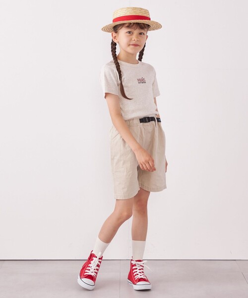 SHIPS any(シップス エニィ)の「SHIPS any: ストロー ボーターハット<KIDS>◇(ハット・キッズ・ベージュ/レッド/オフホワイト/ネイビー・MEDIUM/SMALL/ONE SIZE)」の22枚目の写真