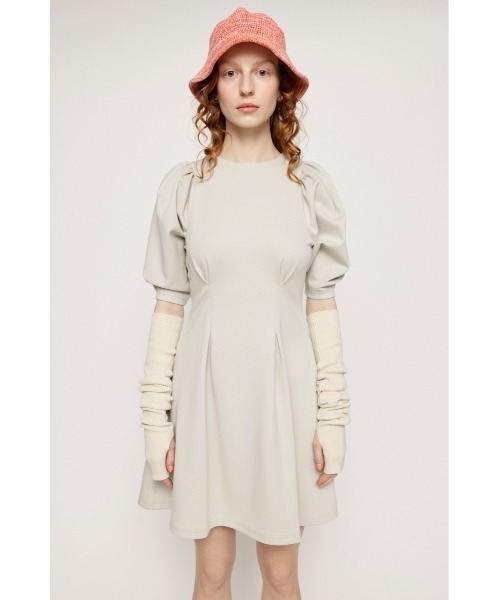 セール】CURVED SLEEVE WAIST TUCK OP カーブドスリーブ