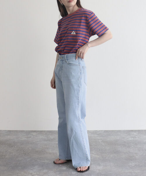 GEVACO(ゲバコ)の「【GEVACO/ゲバコ】ヘビー天竺ボーダーTシャツ(Tシャツ/カットソー・レディース・ピンク系その他/ブラック系その他/ブルー系その他・36/38)」の17枚目の写真