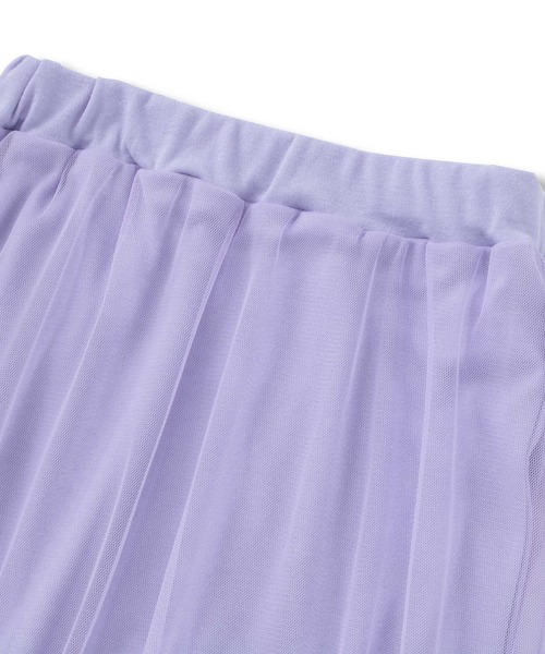 Right-on（ライトオン）の「【VIVIAN BLUE】メッシュスカート（スカート・キッズ・ブラック/パープル・120/140/130/150）」の9枚目の写真