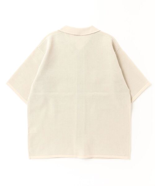 URBAN COLLECTION(アーバンコレクション)の「半袖ニットシャツ(シャツ/ブラウス・メンズ・アイボリー/ブラック/ネイビー・M/XL/L)」の19枚目の写真