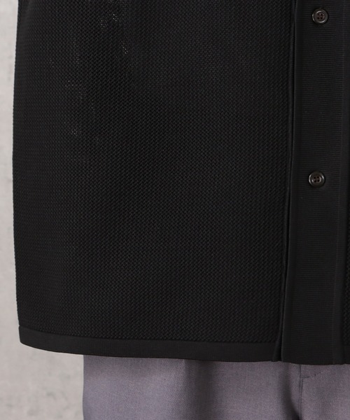 URBAN COLLECTION(アーバンコレクション)の「半袖ニットシャツ(シャツ/ブラウス・メンズ・アイボリー/ブラック/ネイビー・M/XL/L)」の8枚目の写真