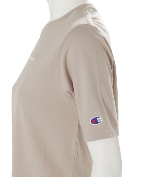 Champion（チャンピオン）の「Champion別注ロゴ入りTシャツ（Tシャツ/カットソー・レディース・ベージュ/オフホワイト/ミント・FREE）」の10枚目の写真