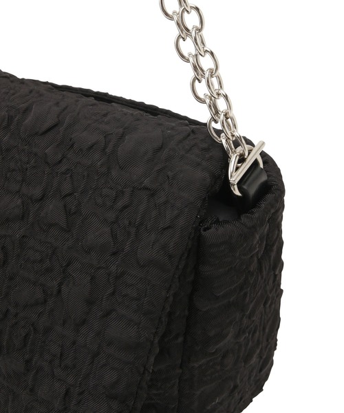 VIS(ビス)の「【2WAY】ポコポコ生地チェーンバッグ(ショルダーバッグ・レディース・ブラック/グリーン系その他/ベージュ系その他2・FREE)」の6枚目の写真