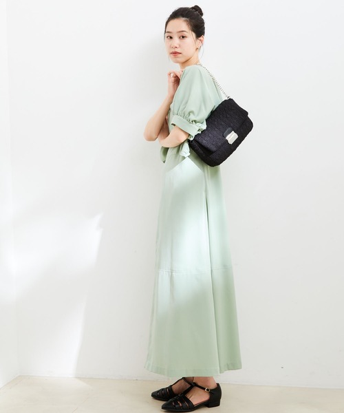 VIS(ビス)の「【2WAY】ポコポコ生地チェーンバッグ(ショルダーバッグ・レディース・ブラック/グリーン系その他/ベージュ系その他2・FREE)」の22枚目の写真