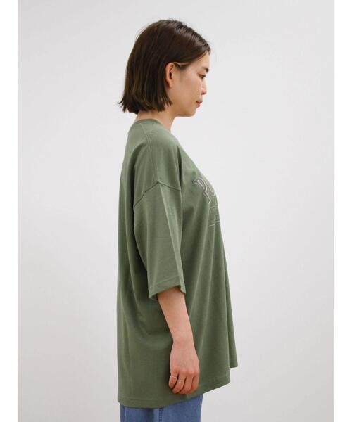 CRAFT STANDARD BOUTIQUE(クラフトスタンダードブティック)の「PORTTOWN Tee ◆(Tシャツ/カットソー・レディース・ブラック/カーキ/ホワイト・M/L)」の11枚目の写真