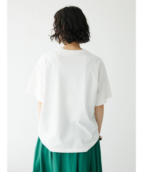 CRAFT STANDARD BOUTIQUE(クラフトスタンダードブティック)の「PORTTOWN Tee ◆(Tシャツ/カットソー・レディース・ブラック/カーキ/ホワイト・M/L)」の21枚目の写真