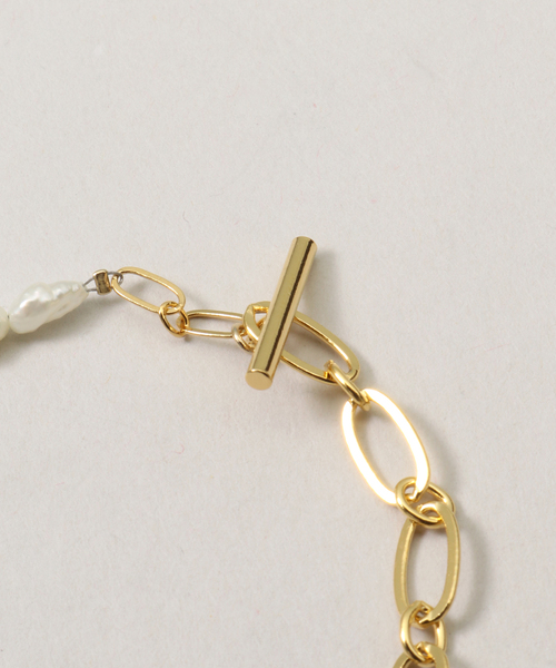 Spick & Span（スピックアンドスパン）の「【MIHOKO&SAKAI/ミホコ&サカイ】 ベビーパールブレスレット*アンクレット（ブレスレット・レディース・ゴールド・FREE）」の2枚目の写真