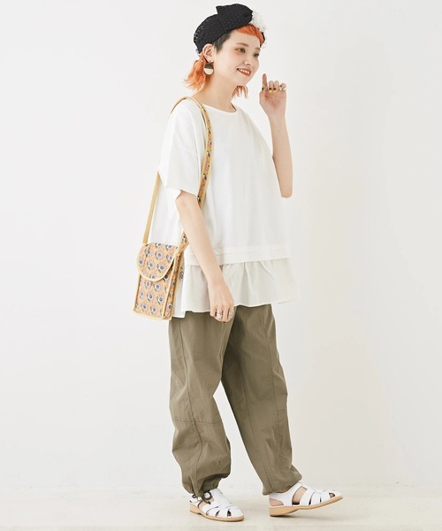 CUBE SUGAR（キューブシュガー）の「WEB限定レザーグルカサンダル（サンダル・レディース・ブラウン/ブラック/ホワイト・M/L/LL）」の11枚目の写真