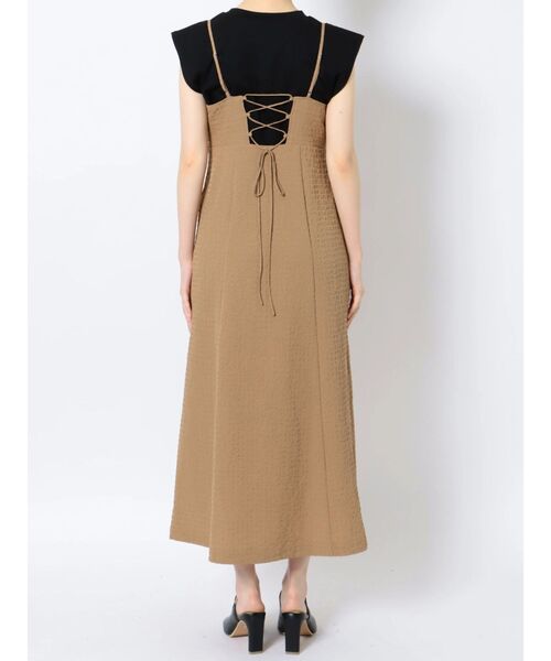 MURUA(ムルーア)の「バックレースアップキャミドレス(ワンピース・レディース・ブラック/ブラウン・FREE)」の16枚目の写真