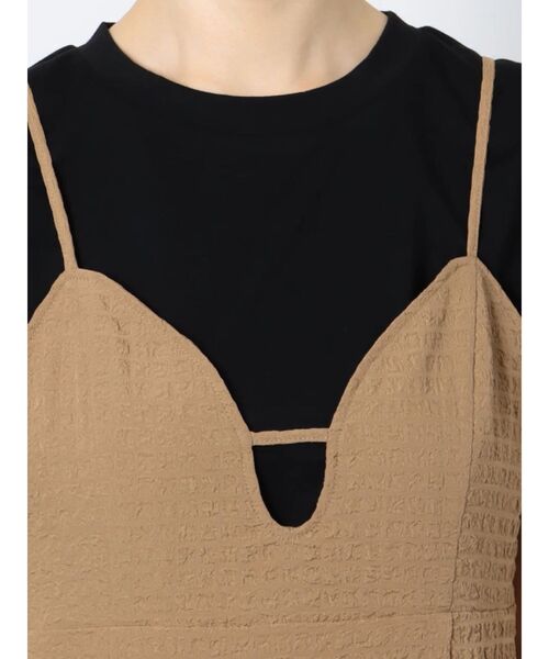 MURUA(ムルーア)の「バックレースアップキャミドレス(ワンピース・レディース・ブラック/ブラウン・FREE)」の17枚目の写真