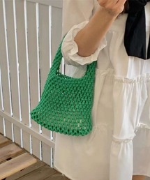 メッシュ編みミニトートバッグ
