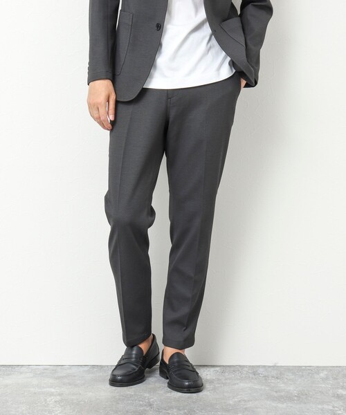 NOLLEY'S goodman（ノーリーズグッドマン）の「《セットアップ対応》バーズアイニット イージーパンツ（その他パンツ・メンズ・ネイビー/ブラウン/グレー・S/M/L/XL）」の2枚目の写真