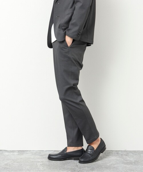 NOLLEY'S goodman（ノーリーズグッドマン）の「《セットアップ対応》バーズアイニット イージーパンツ（その他パンツ・メンズ・ネイビー/ブラウン/グレー・S/M/L/XL）」の7枚目の写真