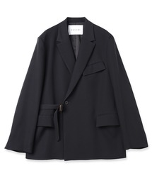 23-AW-027 Double Satin Tie Locken Jacket