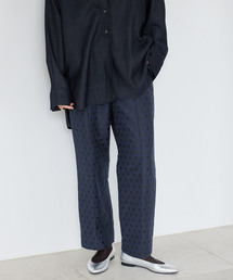 IENA（イエナ）の「《追加》ドットジャガードペグトップパンツ（その他パンツ・レディース）」