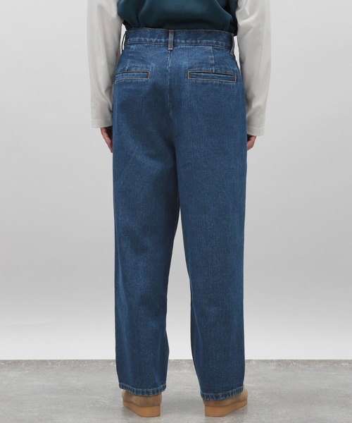 LAKOLE(ラコレ)の「デニムタックワイドパンツ / 970382(デニムパンツ・メンズ・ブラック/ネイビー・SMALL/MEDIUM/LARGE)」の8枚目の写真