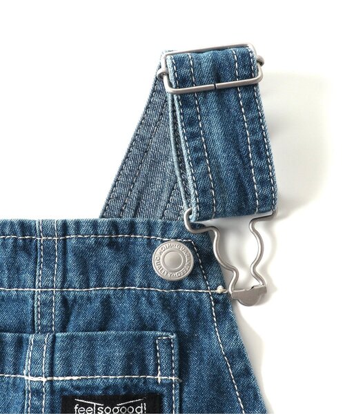 BREEZE（ブリーズ）の「フレアジャンスカ（ジャンパースカート・キッズ・ネイビー/ブルー・100/80/120/110/130/90）」の7枚目の写真