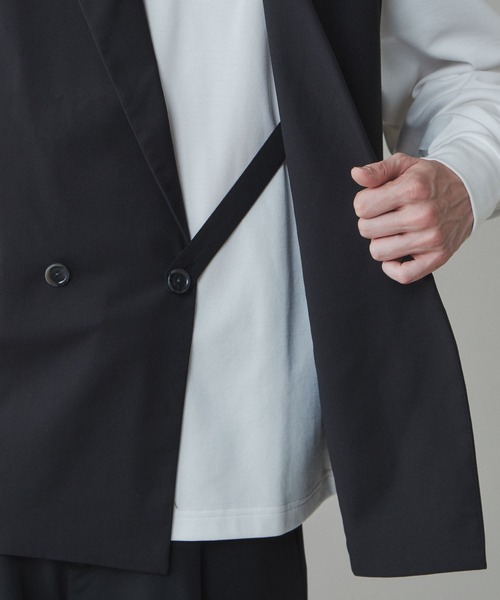 LUCY(ルーシー)の「LUCY/TR テーラードベスト(ベスト・メンズ・ブラック・FREE)」の6枚目の写真