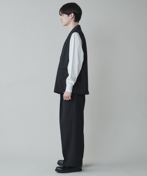 LUCY(ルーシー)の「LUCY/TR テーラードベスト(ベスト・メンズ・ブラック・FREE)」の11枚目の写真