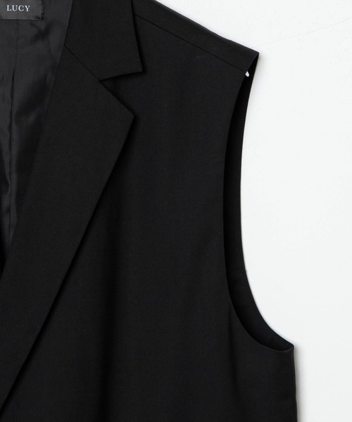 LUCY(ルーシー)の「LUCY/TR テーラードベスト(ベスト・メンズ・ブラック・FREE)」の16枚目の写真