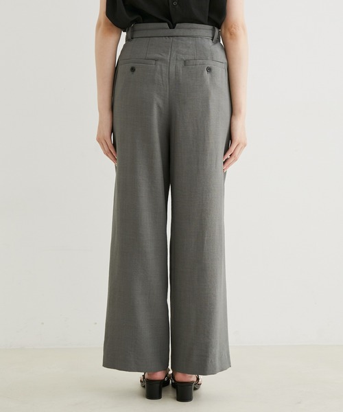 le cercle ADAM ET ROPE'(ルセルクルアダムエロペ)の「【セットアップ対応】リネンライクワイドパンツ(その他パンツ・レディース・ベージュ系その他/ピンク系その他/チャコールグレー・S/M)」の10枚目の写真