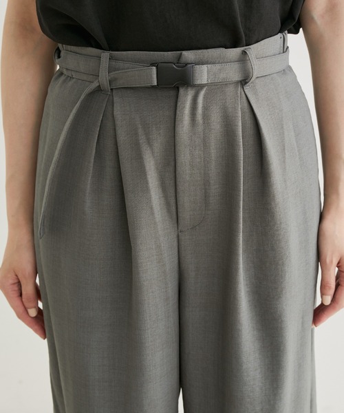 le cercle ADAM ET ROPE'(ルセルクルアダムエロペ)の「【セットアップ対応】リネンライクワイドパンツ(その他パンツ・レディース・ベージュ系その他/ピンク系その他/チャコールグレー・S/M)」の11枚目の写真
