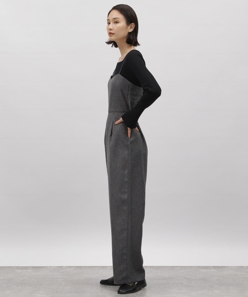 LAKOLE(ラコレ)の「デニムサロペット / 975047(サロペット/オーバーオール・レディース・インディゴブルー/ブラック・SMALL/MEDIUM)」の3枚目の写真