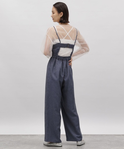 LAKOLE(ラコレ)の「デニムサロペット / 975047(サロペット/オーバーオール・レディース・インディゴブルー/ブラック・SMALL/MEDIUM)」の7枚目の写真