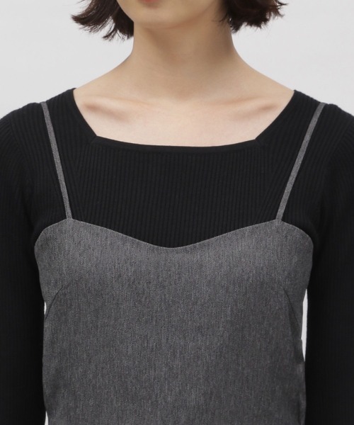 LAKOLE(ラコレ)の「デニムサロペット / 975047(サロペット/オーバーオール・レディース・インディゴブルー/ブラック・SMALL/MEDIUM)」の12枚目の写真