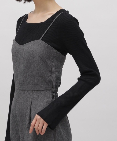 LAKOLE(ラコレ)の「デニムサロペット / 975047(サロペット/オーバーオール・レディース・インディゴブルー/ブラック・SMALL/MEDIUM)」の13枚目の写真