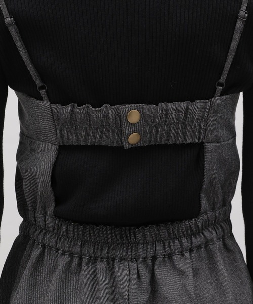 LAKOLE(ラコレ)の「デニムサロペット / 975047(サロペット/オーバーオール・レディース・インディゴブルー/ブラック・SMALL/MEDIUM)」の16枚目の写真