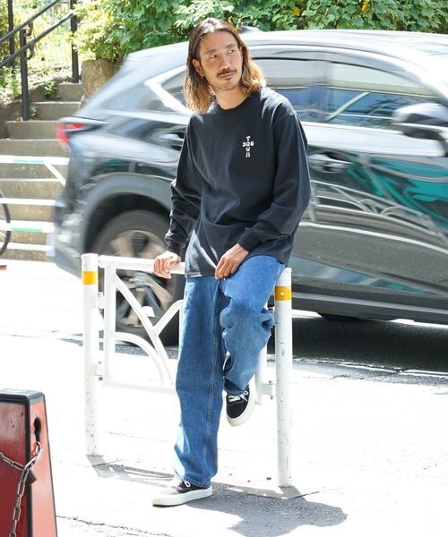 DOGTOWN(ドッグタウン)の「DT Dressen1 L/S T-SHIRTS/DOGTOWN(ドッグタウン)長袖バックプリントロンT(Tシャツ/カットソー・メンズ・ホワイト×ブラック/ブラック×ホワイト・MEDIUM/LARGE/X-LARGE)」の4枚目の写真