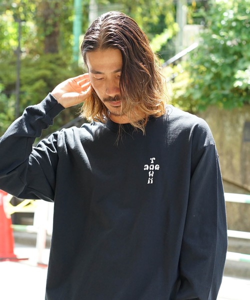 DOGTOWN(ドッグタウン)の「DT Dressen1 L/S T-SHIRTS/DOGTOWN(ドッグタウン)長袖バックプリントロンT(Tシャツ/カットソー・メンズ・ホワイト×ブラック/ブラック×ホワイト・MEDIUM/LARGE/X-LARGE)」の7枚目の写真