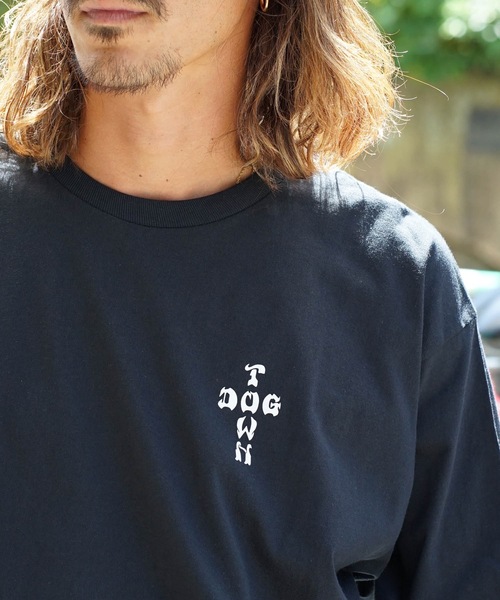 DOGTOWN(ドッグタウン)の「DT Dressen1 L/S T-SHIRTS/DOGTOWN(ドッグタウン)長袖バックプリントロンT(Tシャツ/カットソー・メンズ・ホワイト×ブラック/ブラック×ホワイト・MEDIUM/LARGE/X-LARGE)」の11枚目の写真