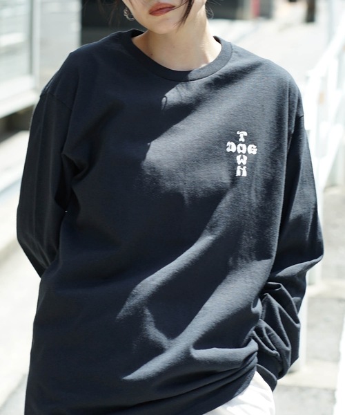 DOGTOWN(ドッグタウン)の「DT Dressen1 L/S T-SHIRTS/DOGTOWN(ドッグタウン)長袖バックプリントロンT(Tシャツ/カットソー・メンズ・ホワイト×ブラック/ブラック×ホワイト・MEDIUM/LARGE/X-LARGE)」の18枚目の写真