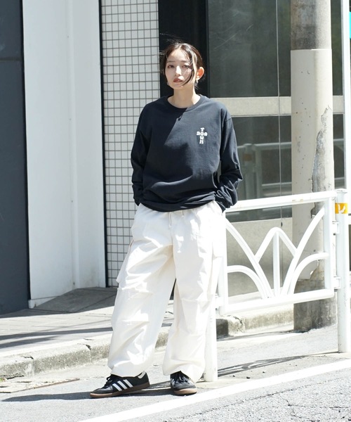 DOGTOWN(ドッグタウン)の「DT Dressen1 L/S T-SHIRTS/DOGTOWN(ドッグタウン)長袖バックプリントロンT(Tシャツ/カットソー・メンズ・ホワイト×ブラック/ブラック×ホワイト・MEDIUM/LARGE/X-LARGE)」の12枚目の写真