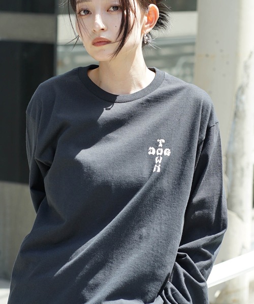 DOGTOWN(ドッグタウン)の「DT Dressen1 L/S T-SHIRTS/DOGTOWN(ドッグタウン)長袖バックプリントロンT(Tシャツ/カットソー・メンズ・ホワイト×ブラック/ブラック×ホワイト・MEDIUM/LARGE/X-LARGE)」の15枚目の写真