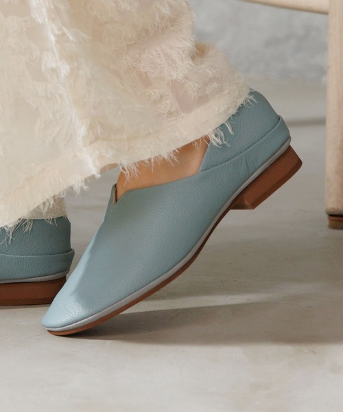 HIMIKO（ヒミコ）の「【Made in Japan】【快適ウォークパンプス】【撥水】ソフトフラットシューズ/635305（パンプス・レディース・ベージュ/オレンジ/ブラック/ブロンズ/プラチナム/アイボリー/ライトブルー/ダークブラウン/ピンク/オフホワイト/グレー/ガンメタ/ゴールド/ブルーグリーン・23.0cm/23.5cm/24.0cm/24.5cm/25.0cm/22.0cm/22.5cm/25.5cm/26.0cm/21.5cm/26.5cm）」の8枚目の写真