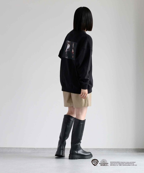 cepo（セポ）の「【ハリー・ポッター】映画フォトバックプリントスウェット（スウェット・レディース・ブラック/オフホワイト・M）」の21枚目の写真