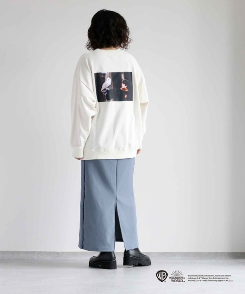 cepo（セポ）の「【ハリー・ポッター】映画フォトバックプリントスウェット（スウェット・レディース・ブラック/オフホワイト・M）」の7枚目の写真