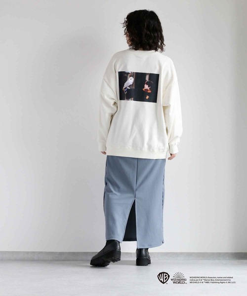 cepo（セポ）の「【ハリー・ポッター】映画フォトバックプリントスウェット（スウェット・レディース・ブラック/オフホワイト・M）」の11枚目の写真