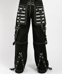 tripp nyc 2way エレクトロ パンツ　サブカル　グランジ　y2k TRIPP NYC】2Way Buggy Bondage Pants Y2K - メルカリ