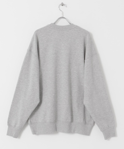 ITEMS URBANRESEARCH（アイテムズ アーバンリサーチ）の「TEDDY BEAR スウェットプルオーバー（スウェット・メンズ・グレー系その他/オフホワイト/ブラック・LARGE/MEDIUM）」の9枚目の写真