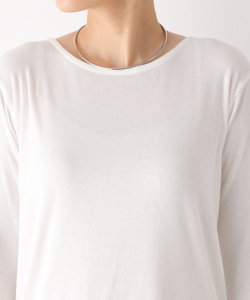 LEPSIM(レプシィム)の「カフスレイヤードプルオーバー 975625(Tシャツ/カットソー・レディース・グレー/オフホワイト・FREE)」の8枚目の写真