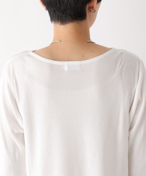 LEPSIM(レプシィム)の「カフスレイヤードプルオーバー 975625(Tシャツ/カットソー・レディース・グレー/オフホワイト・FREE)」の14枚目の写真