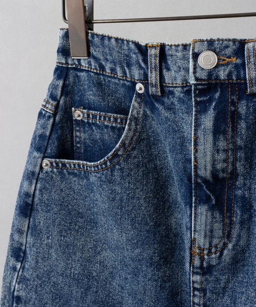 SpRay（スプレイ）の「デニムミニスカート（デニムスカート・レディース・ブラック/ブルー・FREE）」の6枚目の写真